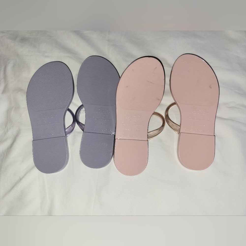 2 Melissa Women's Sandals - Lavender and Blush - Picture 2 of 3